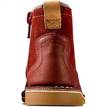 Rojo Rojo Oscuro Rojo Oscuro Clarks Girl's Comet Frost T Botas Chelsea