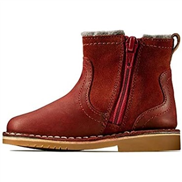 Rojo Rojo Oscuro Rojo Oscuro Clarks Girl's Comet Frost T Botas Chelsea
