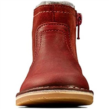 Rojo Rojo Oscuro Rojo Oscuro Clarks Girl's Comet Frost T Botas Chelsea