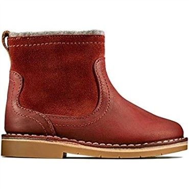 Rojo Rojo Oscuro Rojo Oscuro Clarks Girl's Comet Frost T Botas Chelsea