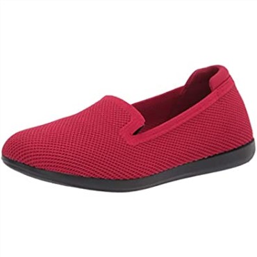 Mocasines Carly Dream De Mujer Clarks De Punto Rojo