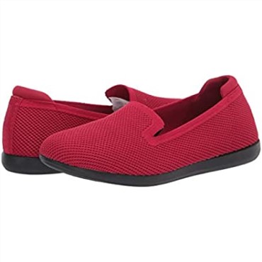 Mocasines Carly Dream De Mujer Clarks De Punto Rojo
