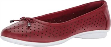 Bailarinas De Mujer Clarks Gracellea De Piel Roja