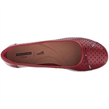 Bailarinas De Mujer Clarks Gracellea De Piel Roja