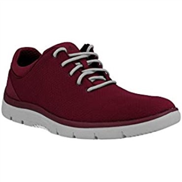 Zapatillas Clarks Hombre Amígdalas Rojas