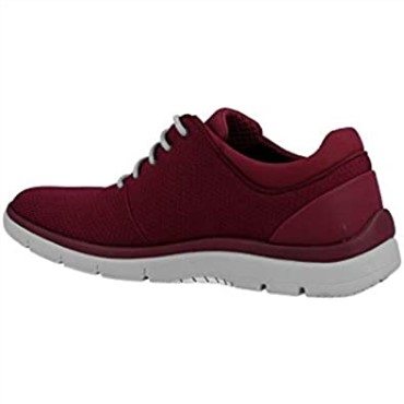Zapatillas Clarks Hombre Amígdalas Rojas