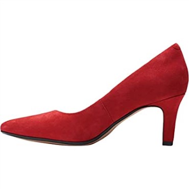 Zapatos De Tacón Illeana Tulip De Mujer Clarks En Ante Rojo