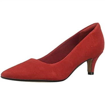 Rojo Zapatos De Salón Linvale Jerica De Mujer Clarks