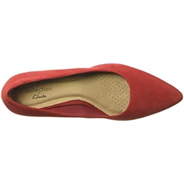 Rojo Zapatos De Salón Linvale Jerica De Mujer Clarks