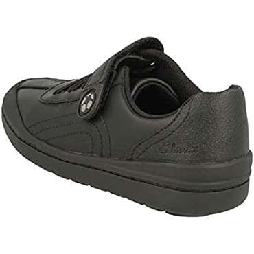 Zapatos De Cuero Para Niños Rock Pass Clarks