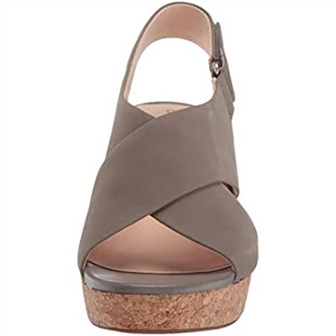 Sandalia Con Cuña Maritsa Lara Para Mujer En Nubuck Salvia Clarks