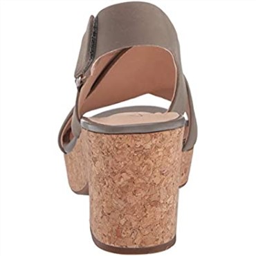 Sandalia Con Cuña Maritsa Lara Para Mujer En Nubuck Salvia Clarks