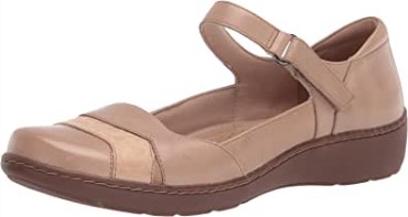 Sand Cuero Sintético Combi Mujer Cora Abby Merceditas Planas Clarks