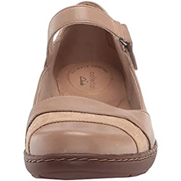 Sand Cuero Sintético Combi Mujer Cora Abby Merceditas Planas Clarks