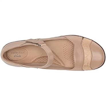 Sand Cuero Sintético Combi Mujer Cora Abby Merceditas Planas Clarks