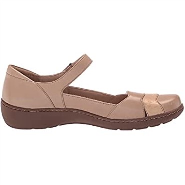 Sand Cuero Sintético Combi Mujer Cora Abby Merceditas Planas Clarks
