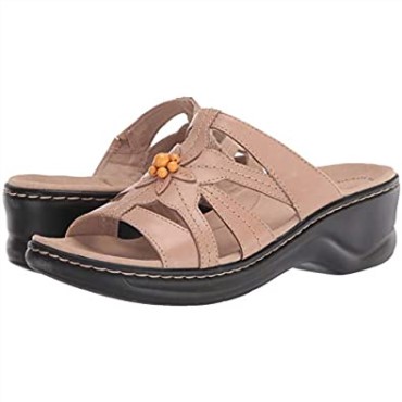 Sandalia Lexi Myrtle 2 Mujer Piel Arena Clarks