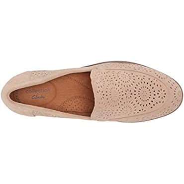Mocasines Trish Rose De Mujer Clarks De Ante Color Arena