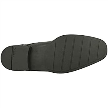 Zapatos De Cuero De Niño Scala Step Negro Talla Estrecha Clarks Negro