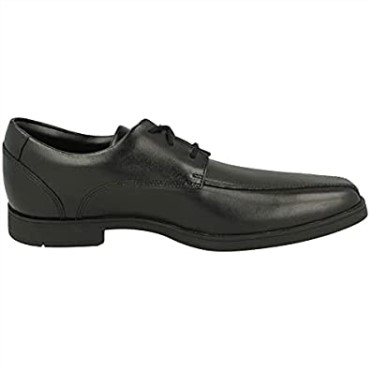 Zapatos De Cuero De Niño Scala Step Negro Talla Estrecha Clarks Negro