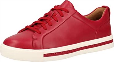 Zapato Rojo Con Cordones De Mujer Sharon Maui Rojo Clarks