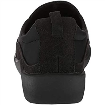 Sillian Paz Zapatillas Bajas De Mujer Clarks Serpiente Negra Combi Sintética