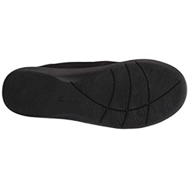 Sillian Paz Zapatillas Bajas De Mujer Clarks Serpiente Negra Combi Sintética