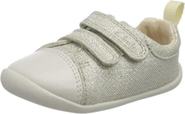 Zapatillas Bajas De Niña Roamer Craft Plateadas De Clarks