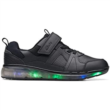 Zapatos De Cuero Viejos Spark Beam Negros 3 Clarks