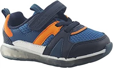 Spark Flash Azul Combinación De Materiales Zapatillas Niño Niño Clarks