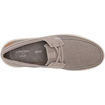 Zapatillas De Lona De Piedra Clarks Cantal Lace Para Hombre