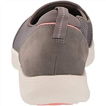 Zapatilla Mujer Clarks Adella Blush De Textil Piedra