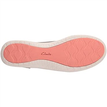 Zapatilla Mujer Clarks Adella Blush De Textil Piedra