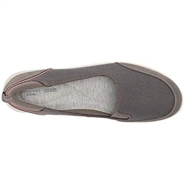 Zapatilla Mujer Clarks Adella Blush De Textil Piedra