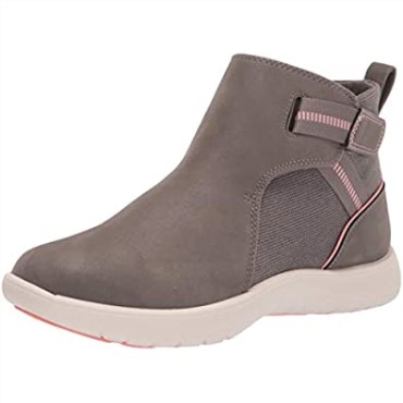 Botín Mujer Clarks Adella Cove De Textil Piedra
