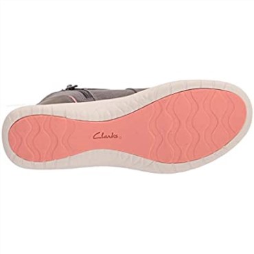 Botín Mujer Clarks Adella Cove De Textil Piedra