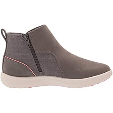 Botín Mujer Clarks Adella Cove De Textil Piedra