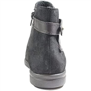 Botas Tamzen Mid De Piel Negra Con Cierre De Cremallera Para Mujer Clarks Negro