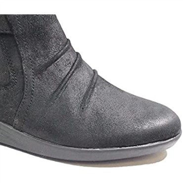 Botas Tamzen Mid De Piel Negra Con Cierre De Cremallera Para Mujer Clarks Negro