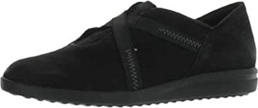 Slip On Mujer Tamzen Step Clarks Nubuck Negro