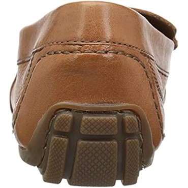 Mocasines Clarks Benero De Estilo De Conducción De Carreras Para Hombre De Cuero Tostado