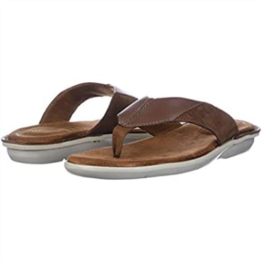 Chanclas Clarks Ellison Easy De Piel Color Canela Para Hombre
