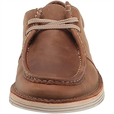 Zapatilla Forge Run Para Hombre Clarks De Piel Color Canela