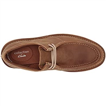 Zapatilla Forge Run Para Hombre Clarks De Piel Color Canela