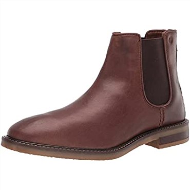Botas Chelsea Jaxen De Clarks De Cuero Marrón Para Hombre
