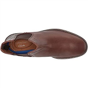 Botas Chelsea Jaxen De Clarks De Cuero Marrón Para Hombre