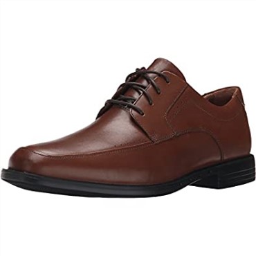 Zapatos Oxford De Hombre Clarks Un Bizley View De Piel Color Canela