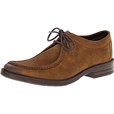 Marrón Clarks Delsrise Cuero Para Hombres