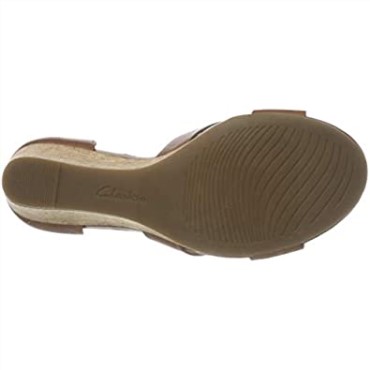 Sandalia Con Tacón Margee Gracie De Mujer Clarks En Piel Color Canela