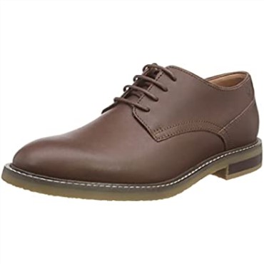 Clarks Jaxen Low Oxford Para Hombre De Piel Color Canela